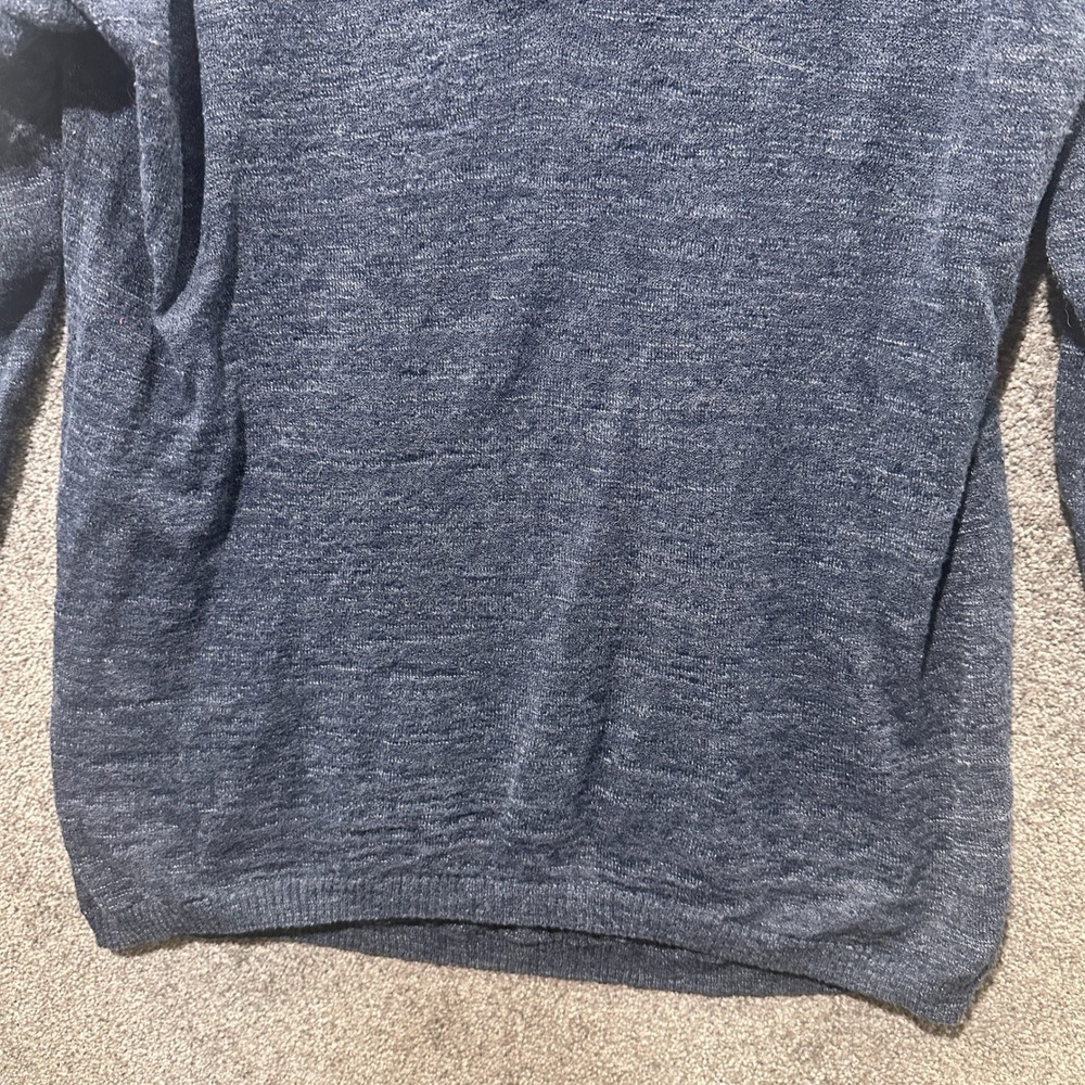 J. Crew Navy Blue V-Neck Sweater - Picture 7 of 11